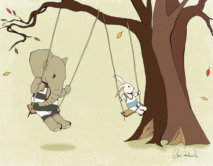 nursery art print, inspiring autumn