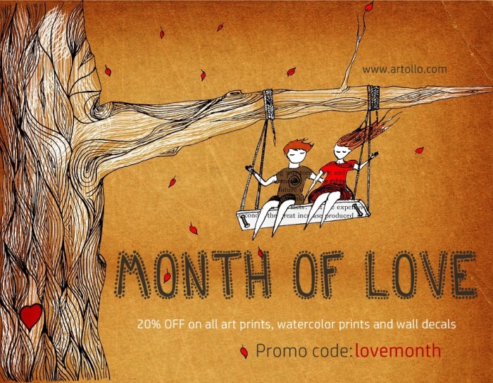 Month of love promo ARTOLLO